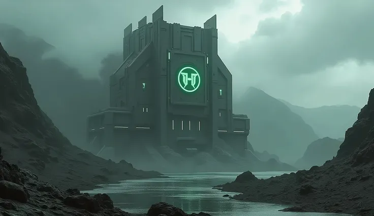 Make an image of Hydra organization base  from Marvel Comics Universe
