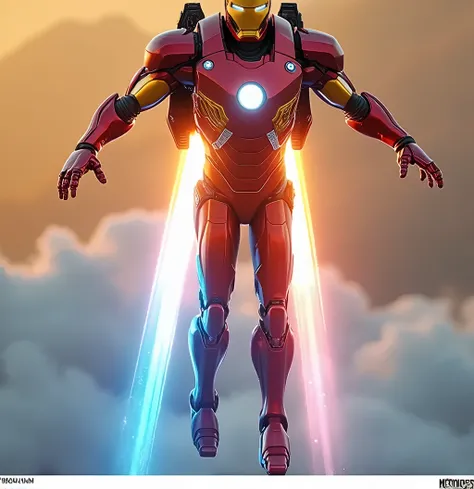 Iron man outfit and flying 