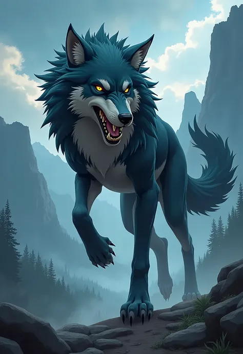 Wolf　Anime character style