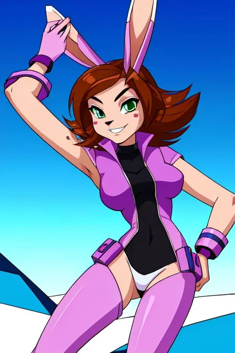 female furry sara rabbit ben 10 alien force style