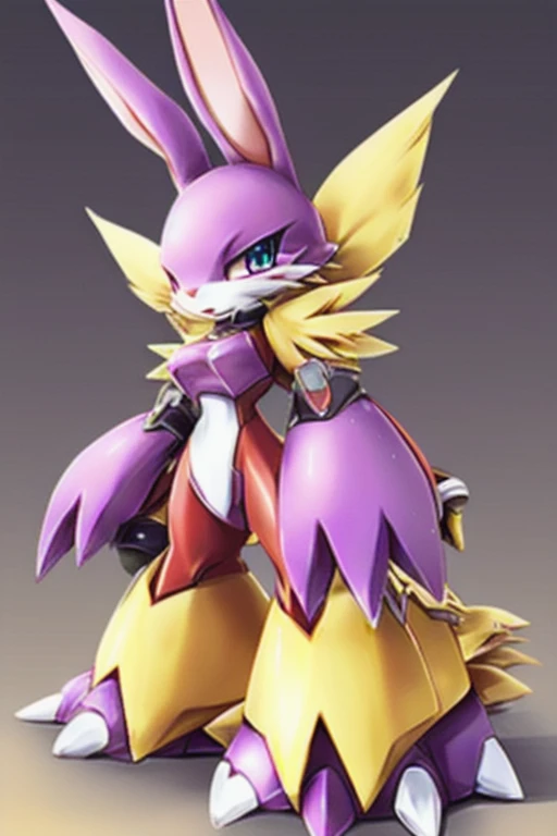  female furry sara rabbit digimon style