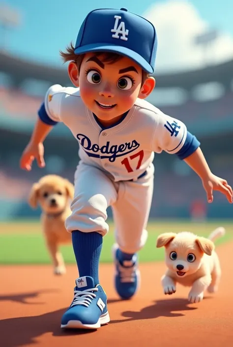 dodger baseball uniform、17、New Balance Shoes、puppy、Dynamic