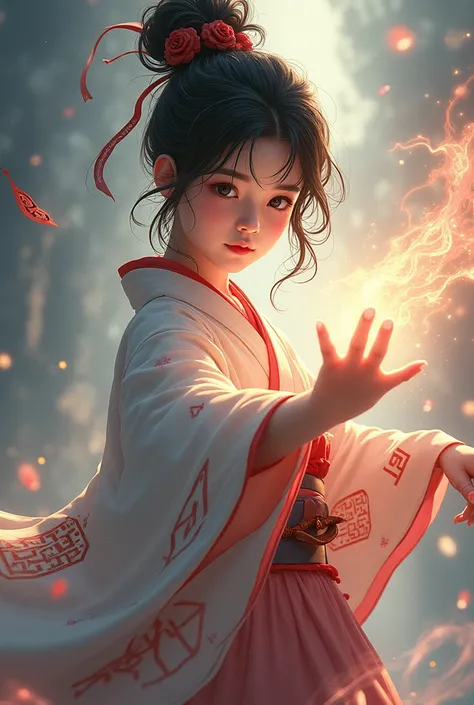 Japanese girl magical re-art 