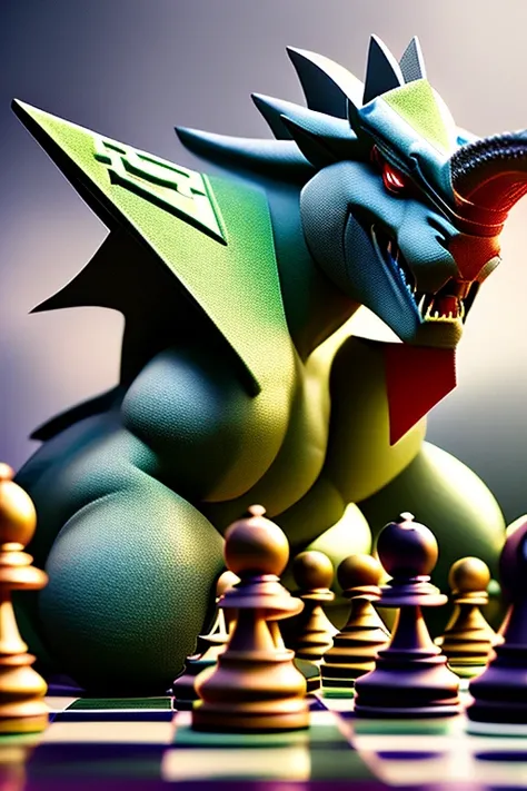 druddigon, bisharp, chess pieces, game board, fantasy, dynamic pose, intense concentration, hyper-realistic, 8k, extremely detailed, photorealistic, intricate details, dramatic lighting, cinematic composition, vibrant colors, elegant yet fierce, strategic ...