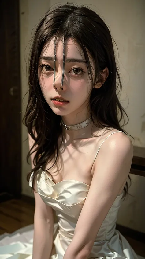 (Browsing Caution:-2), (Realistic, photo-Realistic :1.4), (Please redeem, masterpiece:1.2), RAW Photos, High resolution, Intricate details, Very detailed, Realistic and sharp details, Portraiture, (Bust Shot, Front View:1.2 ), Alone, Beautiful Japanese Wom...