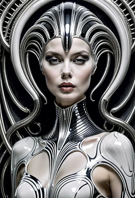 __hr_giger_art___flowing_contours__biomechaical__airbrush___strange__eerie__fashion_magazine_cover__art_deco_border___porcelain_...