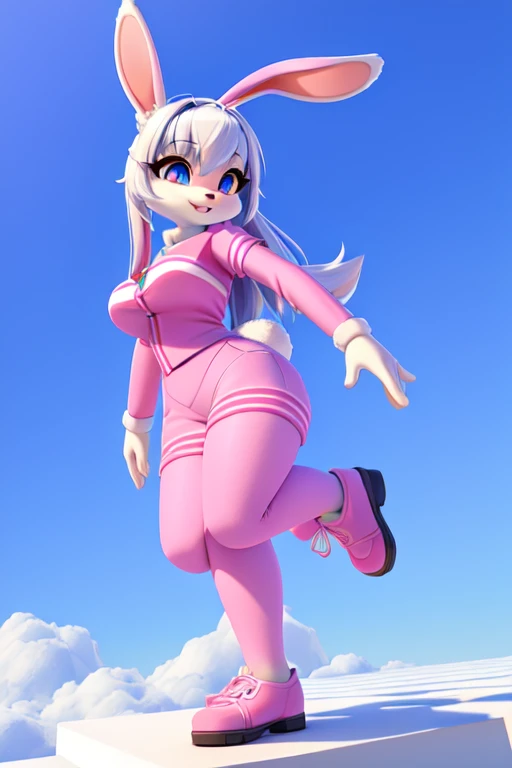  female furry sara rabbit 3d cartoon avatar 