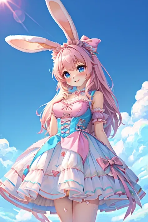  female furry sara rabbit sweet style dress