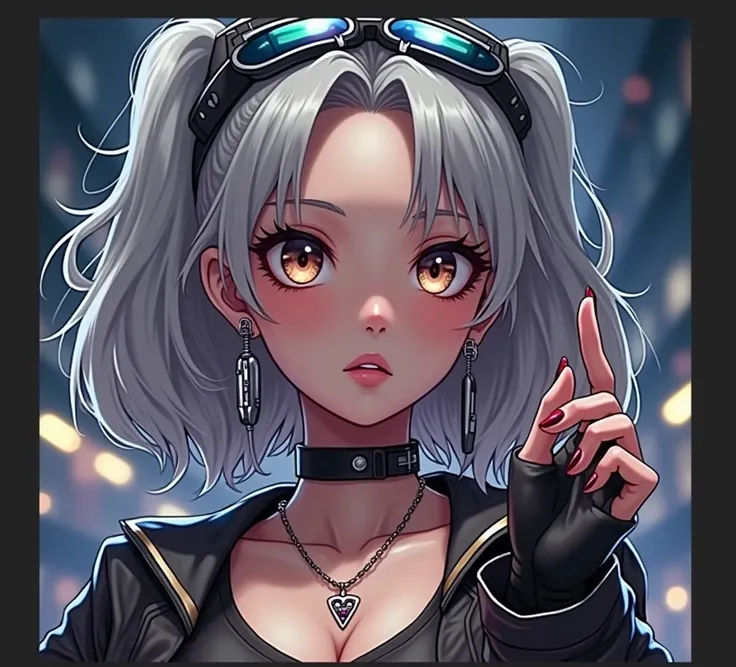 A bad ass anime girl, beautiful detailed eyes, beautiful detailed lips, extremely detailed face, long eyelashes, intricate details, highly detailed, cinematic lighting, dramatic shadows, neon cyberpunk city, dynamic pose, anime style, digital art, 8k, hype...