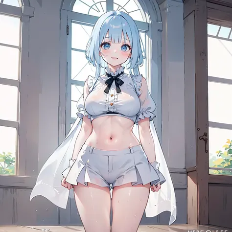 full body Waifu beautiful detailed eyes, beautiful detailed lips, extremely detailed eyes and face, longeyelashes, 1girl, sensual, young woman, sexy medium / large breasts, beautiful feminine face, nice sexy thighs, slim, sexy, erotic, beautiful clothes, p...