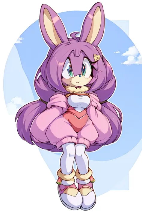 female furry sara rabbit long sleeves sonic oc girl