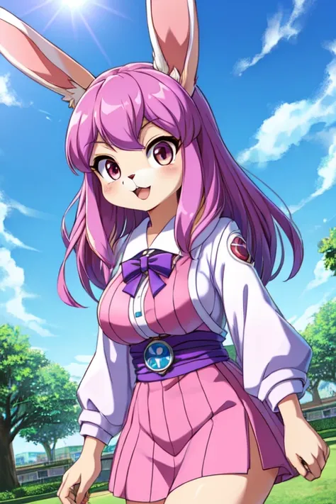 female furry sara rabbit yokai watch 4 style