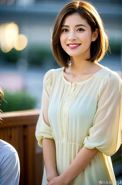 (Realistic, 超Realistic:1.4), 16K HDR, High resolution,((White Wine)),((Wine Glasses)),Happy smile、short hair,The best smile、Japanese actress,so beautiful(It looks like the real thing),dress、Slim couple、Model Couple、(Realistic, Intricate details:1.2), Amazi...