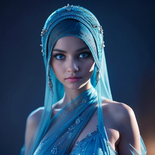 8k, full-body shot  of beautifull cortana, (red, intricate, sheer, transparent, translucent, skintight cloth), intricate, beautifull face, her skin should be pale and flawless, With a touch of transcendental beauty, she Should express Calm Confidence, (she...