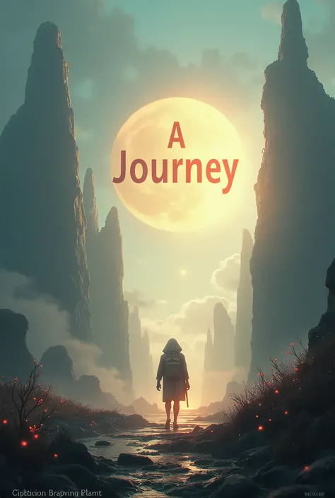 make the name appear on that image "A Journey"
