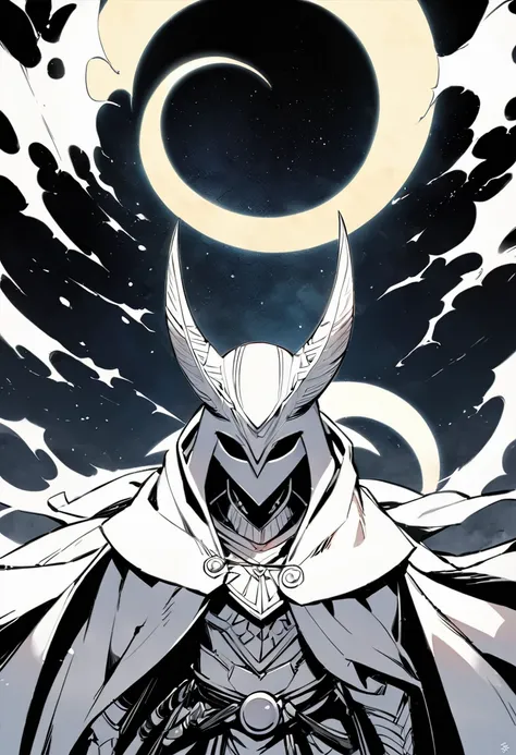 Captain of the 7th Division - Moon Knight - Marvel Comics: Moon Knight would have a samurai-style appearance with a white cloak and a crescent moon mask. His shikai, "Crescent Moon", would be a sword that could create illusions and manipulate moonlight. Hi...