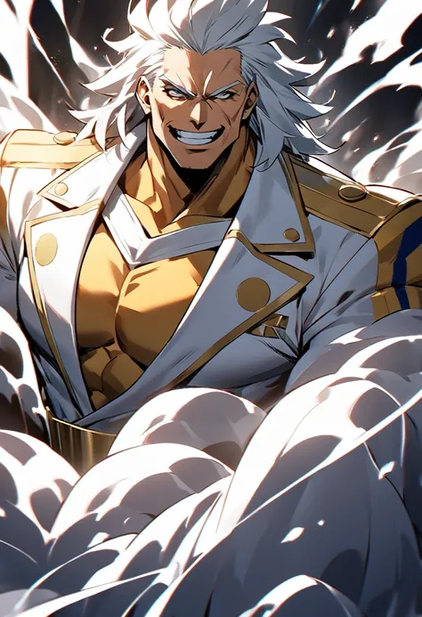 As the sixth captain of the thirteen divisions in the Bleach universe, All Might would be responsible for leading Division 6, whose motto is "we protect the balance". His appearance in the Bleach universe would be that of a muscular and imposing man, weari...