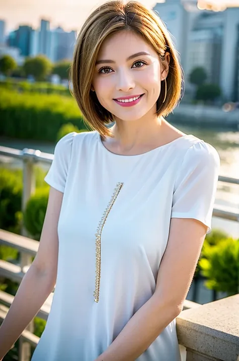 (Realistic, 超Realistic:1.4), 16K HDR, High resolution,((White Wine)),((Wine Glasses)),Happy smile、short hair,The best smile、Japanese actress,so beautiful(It looks like the real thing),dress、Slim couple、Model Couple、(Realistic, Intricate details:1.2), Amazi...