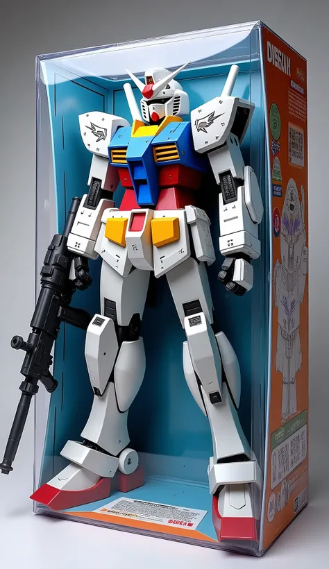 live-action、Real、Gundam figure in an unopened box、Attached Weapons、Colorful packaging
