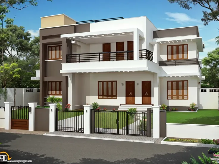 2bhk modern house design 