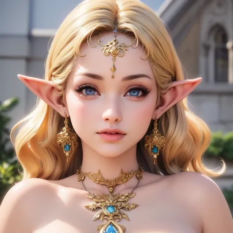 a beautiful and graceful elf princess, 1girl, extremely detailed face, beautiful detailed eyes, beautiful detailed lips, long ey...