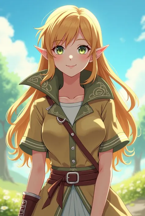 Anime, Princess Zelda wearing a Massive Popped Collar Polo