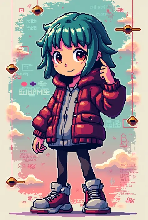 Pixelated anime 