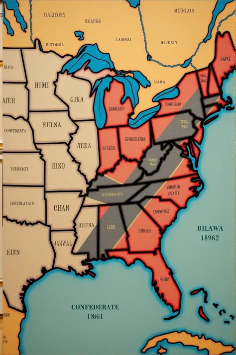 "In 1861, the United States was torn apart by a brutal conflict. Show in map