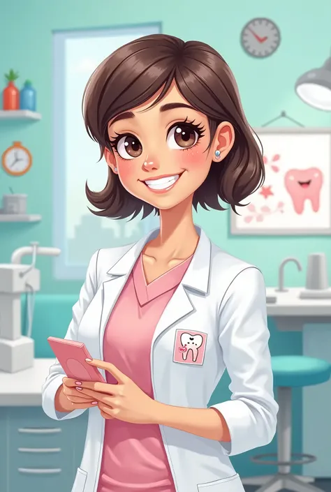 The first name Cécile with the cute dentist theme