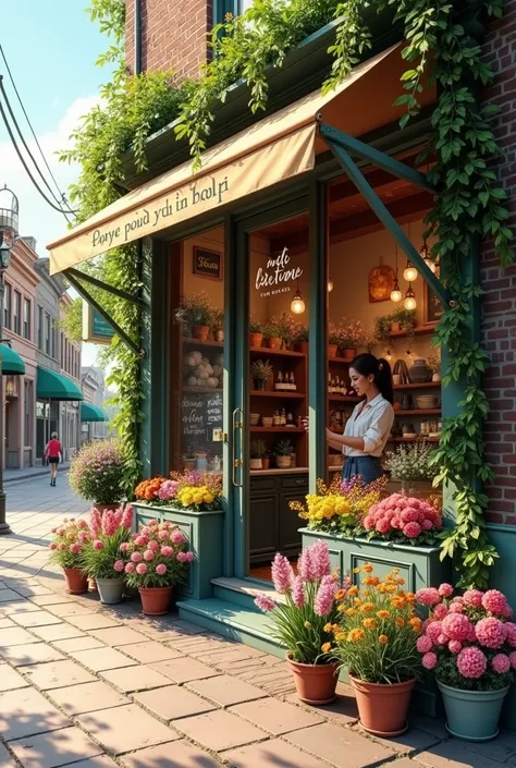 I want to create a flower shop on the Internet.