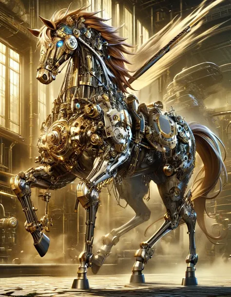 nanopunk horse full body