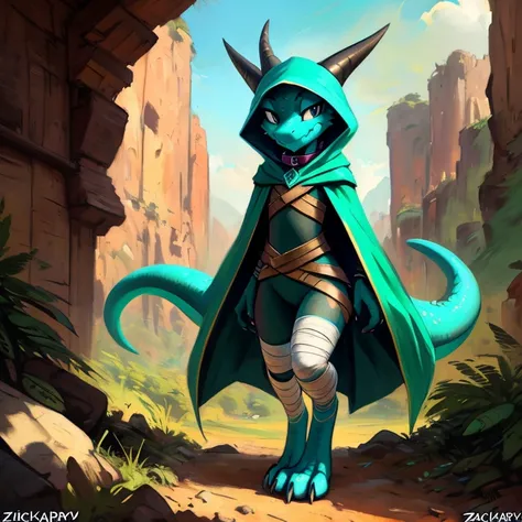 (((by zackary911, by kenket, by kilinah))), solo female, bright teal skin, teal scales, (((tealkobold)), (detailed teal kobold))...