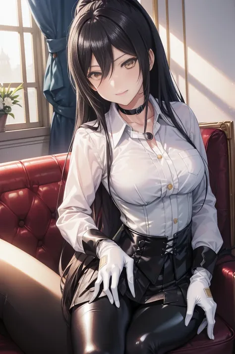 sakuya shirase, sakuya shirase first, long black ponytail hair, masterpiece, the best quality, high resolution, beautiful detail...