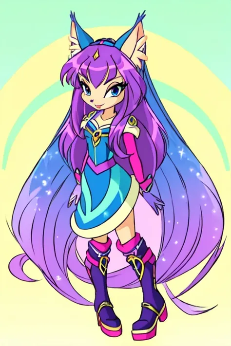  female furry puss in boots winx club style 