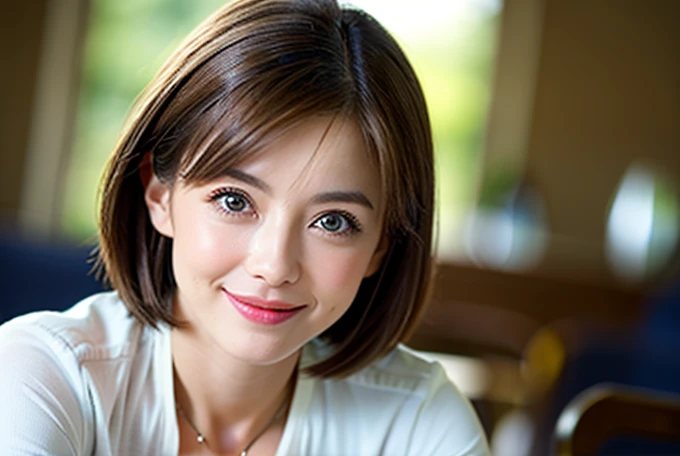 ((White Wine)),((Wine Glasses)),(Realistic, 超Realistic:1.4), 16K HDR, High resolution,((White Wine)),((Wine Glasses)),Happy smile、short hair,The best smile、Japanese actress,so beautiful(It looks like the real thing),dress、Slim couple、Model Couple、(Realisti...