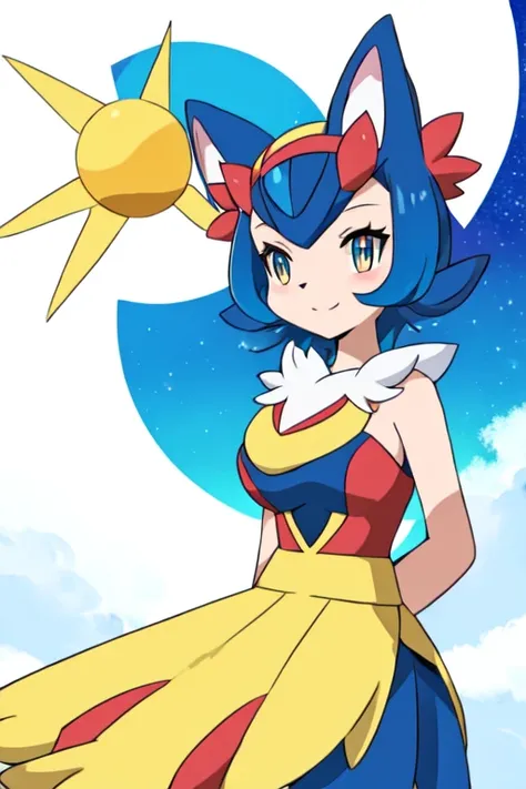  female furry rudragon alola pokemon sun and moon style 