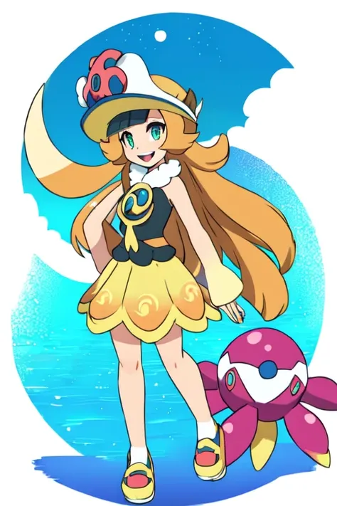  female furry kraken alola pokemon sun and moon style 