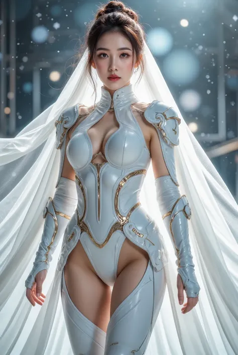 (masterpiece:1.2,Exceptional Quality,Mirror-like,Cinematic Experience,Best illustrations:2.0),Ultra-high resolution,Super detailed,8k,wallpaper,(Sexy Makeup),(Super muscular),(1 female),(Holy Knight of Space),(elegant),(Beautiful Eyes),(Sparkle in the eyes...