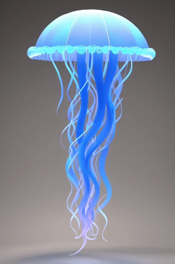 Very simple jellyfish intended to be used as a 3D character model