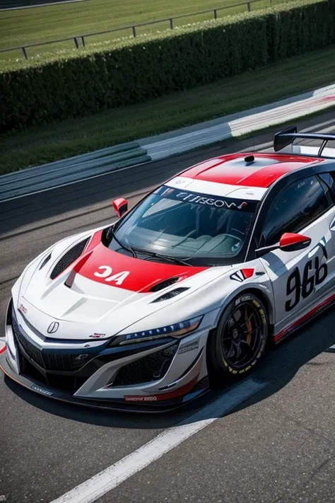 Acura nsx gt3 evo in interlagos