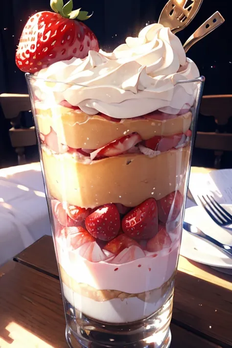 Strawberry Mont Blanc Parfait