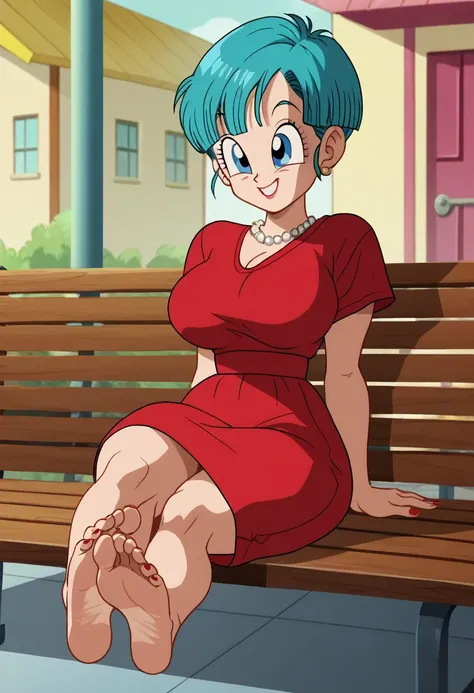 source_animé, puntaje_9, puntaje_8_arriba, puntaje_7_arriba, animé screencap,8k, absurdo res, bulma, 1 girl, solo, blue hair, sh...