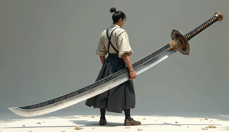 2-meter Japanese sword；Taro&#39;s sword；No people, only swords