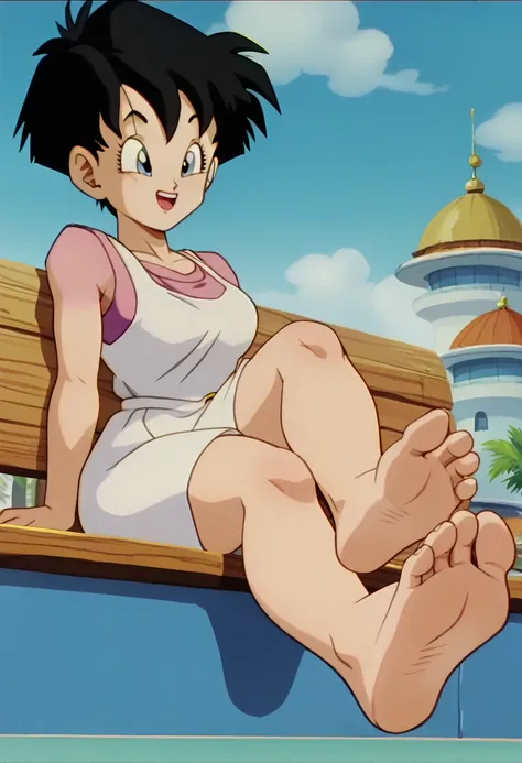 source_animé, puntaje_9, puntaje_8_arriba, puntaje_7_arriba, animé screencap,8k, absurdo res, videl, 1 girl, solo, black hair, s...