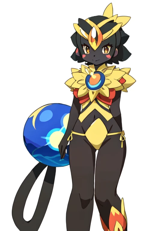  female furry farima chimpanzee alola pokemon sun and moon style 