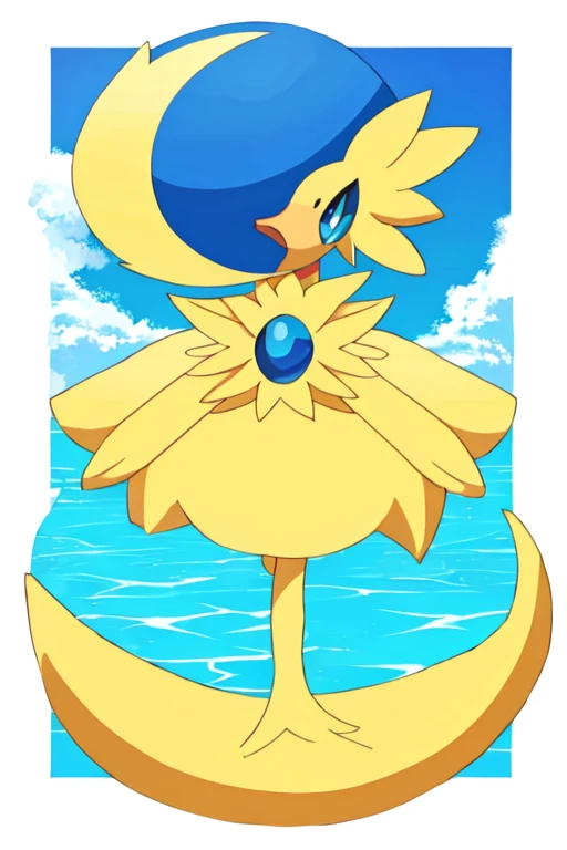  female furry duck alola pokemon sun and moon style 