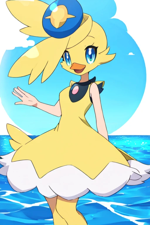  female furry duck alola pokemon sun and moon style 