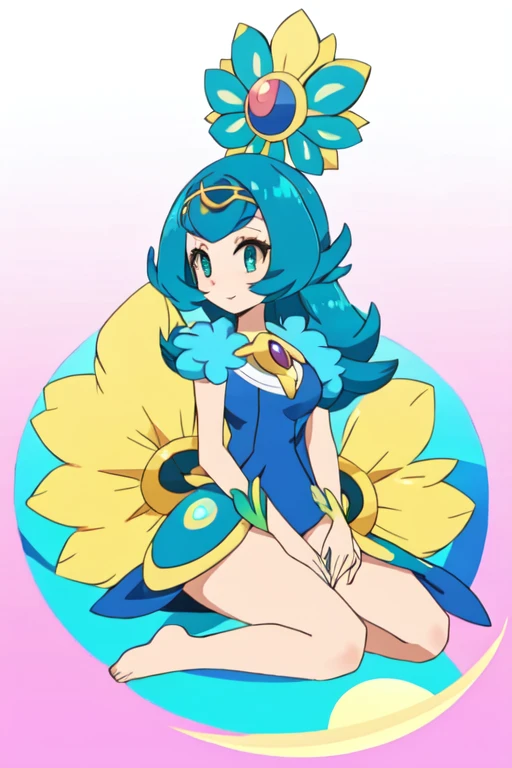  female furry peacock alola pokemon sun and moon style 