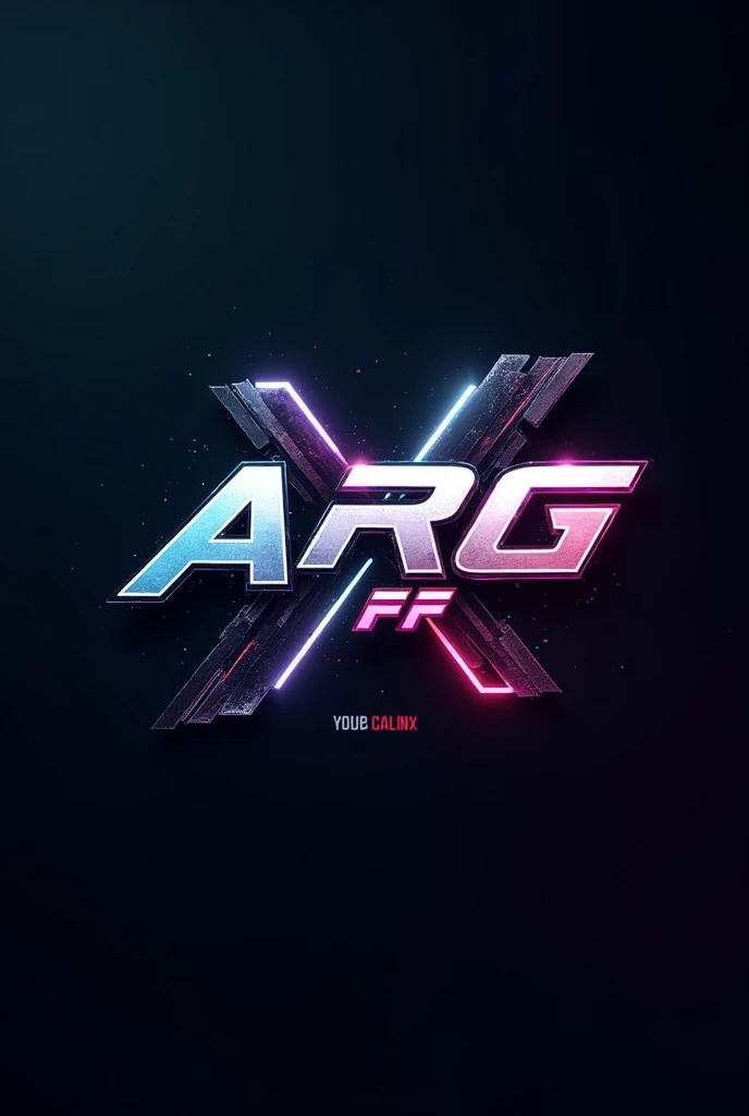 Make A You Tube Logo For Gaming And The Channel Name Is Arg X FF 🎮