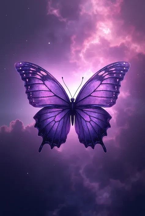 Purple Galaxy Butterfly